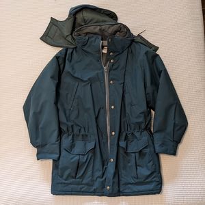 LL Bean Men's Maine Warden Parka Goretex Coat, Size Large, Vintage